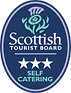 rated three stars by scottish tourist board